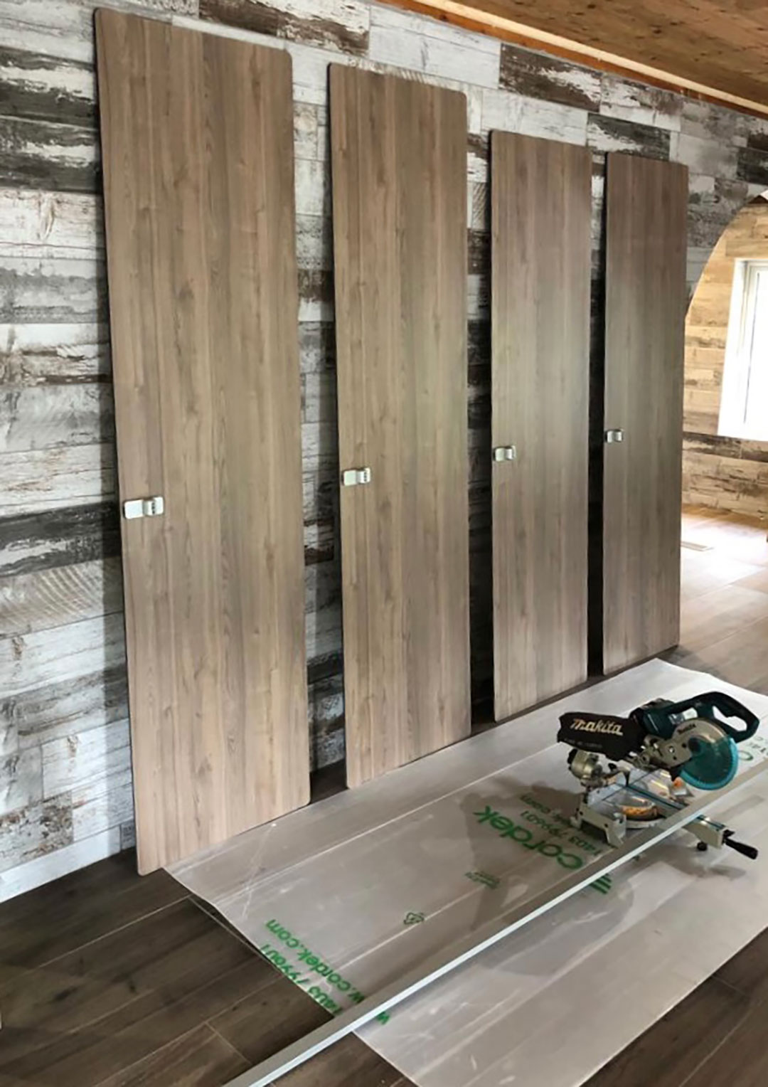 Sheldon Spa Refurbishment - New Changing Room / Wash Room Doors